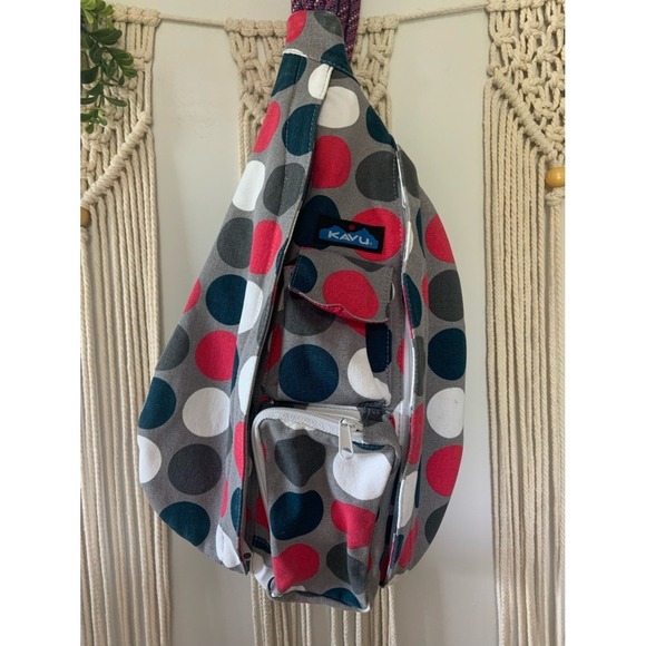 Kavu Handbags - KAVU Got Dots Rope Sling Crossbody Bag